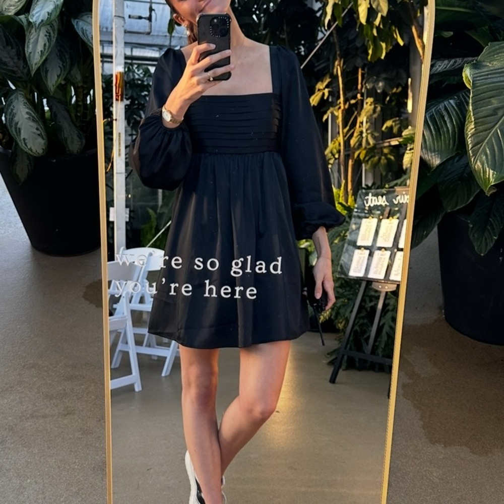 Abercrombie & Fitch Black Long Sleeve Dress